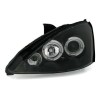 Φανάρια εμπρός angel eyes για Ford Focus (2001-2004) - μαύρα , με λάμπες (Η1) - σετ 2τμχ. Φανάρια εμπρός angel eyes για Ford Focus (2001-2004) - μαύρα , με λάμπες (Η1) - σετ 2τμχ.
