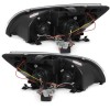 Φανάρια εμπρός Devil eyes led για Ford Focus (2005-2008) - chrome , με λάμπες (Η1) - σετ 2τμχ.