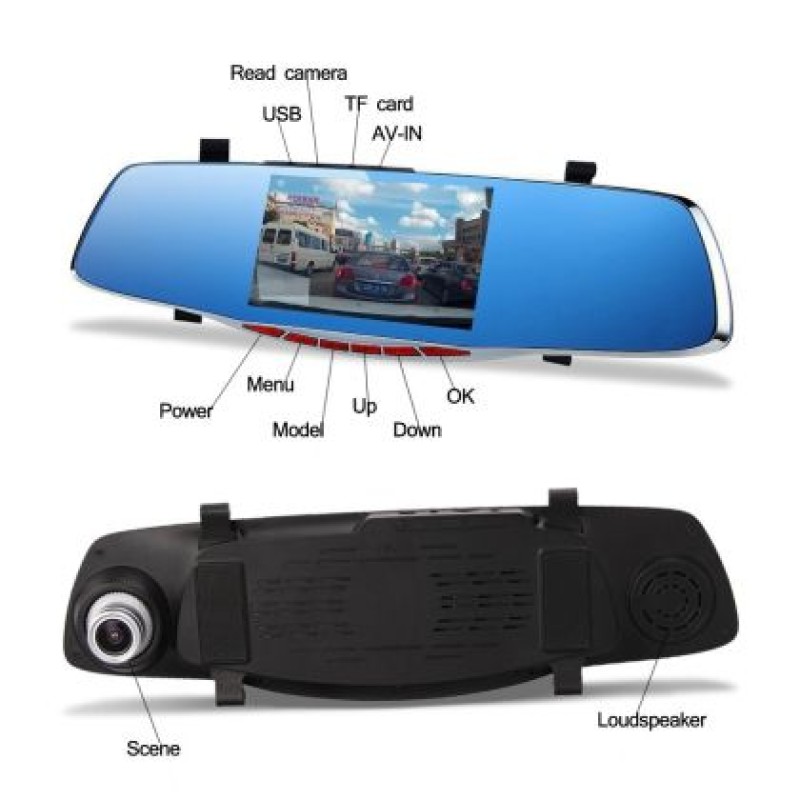 Βίντεο καταγραφέας 1080 FULL HD με 5" LCD οθόνη ,κάμερα οπισθοπορείας και G-Sensor Βίντεο καταγραφέας 1080 FULL HD με 5" LCD οθόνη ,κάμερα οπισθοπορείας και G-Sensor