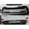 Bull - bar Hyundai Santa Fe (2010-2012) - ασημένια - σετ εμπρός και πίσω