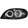 Φανάρια εμπρός angel eyes για Citroen Saxo (2000-2004) - μαύρα , με λάμπες (Η1) - σετ 2τμχ. Φανάρια εμπρός angel eyes για Citroen Saxo (2000-2004) - μαύρα , με λάμπες (Η1) - σετ 2τμχ.