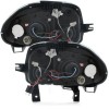 Φανάρια εμπρός led για Renault Clio 2 (1998-2000) - chrome , με λάμπες (Η1) - σετ 2τμχ.