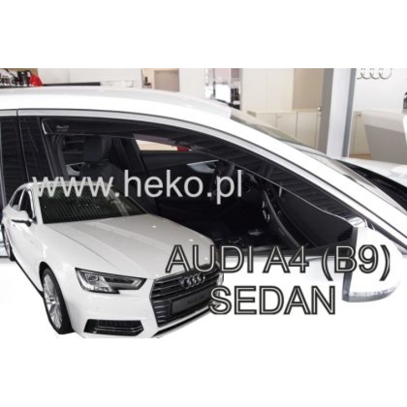 Ανεμοθραύστες για Audi A4 B9 (2016+) sedan - 4 τμχ. εμπρός και πίσω Ανεμοθραύστες για Audi A4 B9 (2016+) sedan - 4 τμχ. εμπρός και πίσω