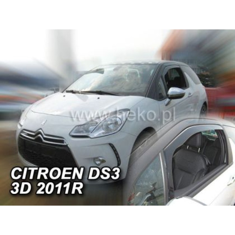 Ανεμοθραύστες για Citroen DS3 (2010+) 3 πορτο Ανεμοθραύστες για Citroen DS3 (2010+) 3 πορτο