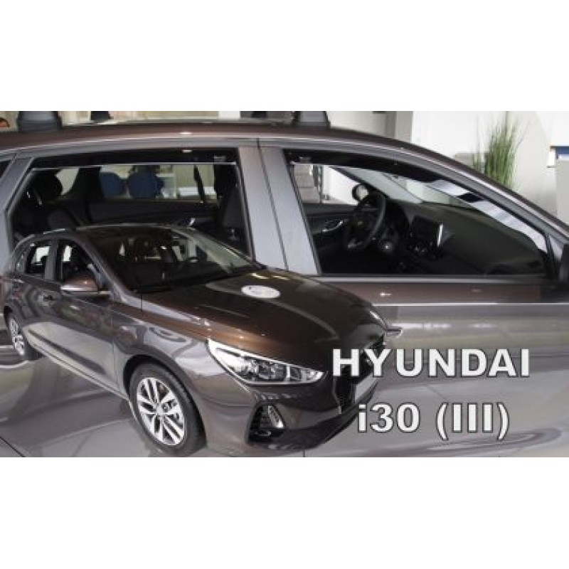 Ανεμοθραύστες για Hyundai i30 (2017+) 5 πορτο , combi - 4 τμχ. εμπρός και πίσω Ανεμοθραύστες για Hyundai i30 (2017+) 5 πορτο , combi - 4 τμχ. εμπρός και πίσω