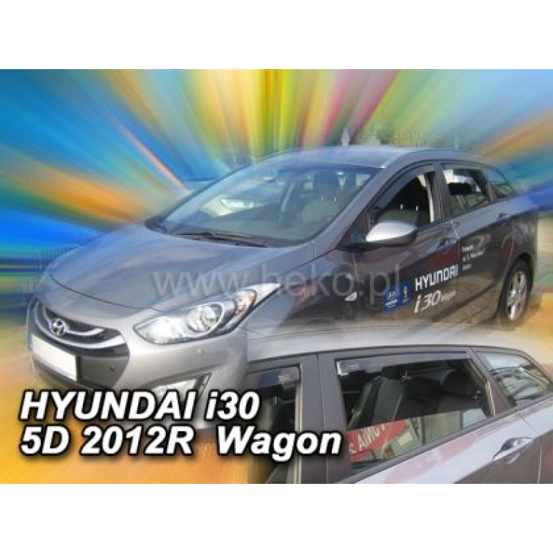 Ανεμοθραύστες για Hyundai i30 (2012-2017) combi - 4 τμχ. εμπρός και πίσω Ανεμοθραύστες για Hyundai i30 (2012-2017) combi - 4 τμχ. εμπρός και πίσω