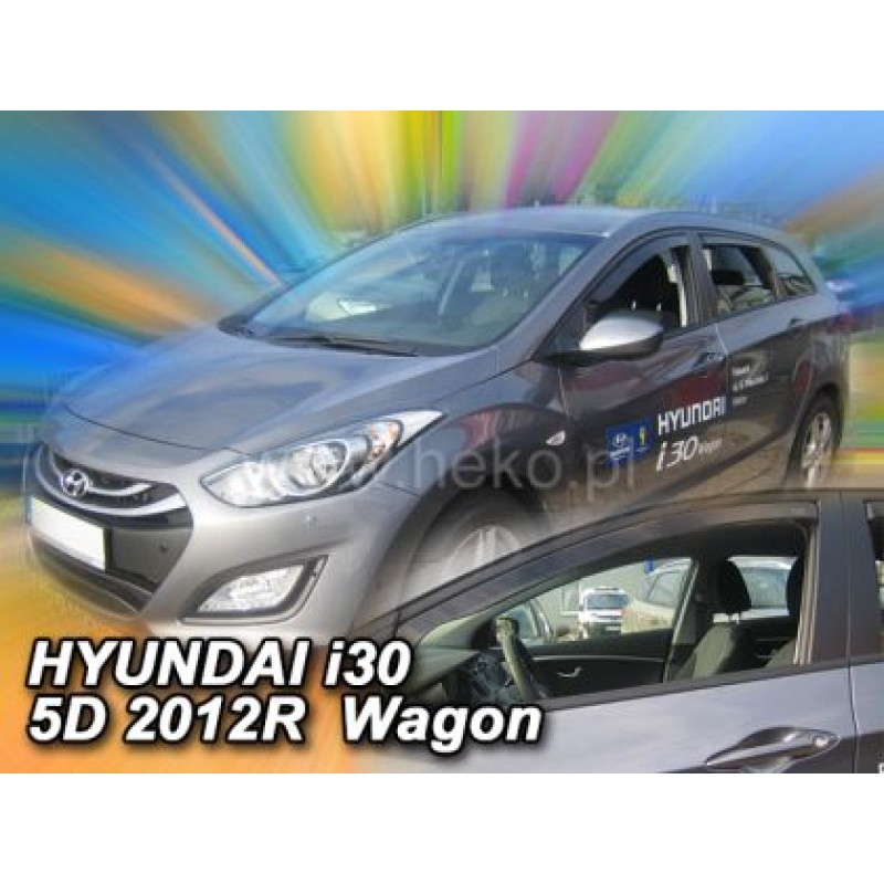 Ανεμοθραύστες για Hyundai i30 (2012-2017) 5 πορτο - 2 τμχ. εμπρός Ανεμοθραύστες για Hyundai i30 (2012-2017) 5 πορτο - 2 τμχ. εμπρός