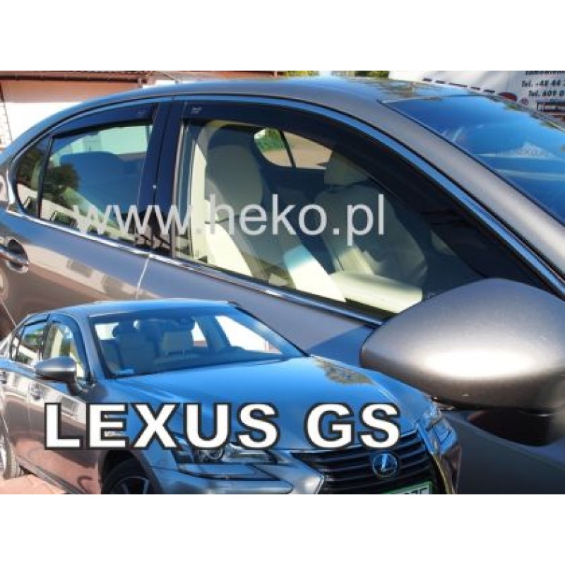 Ανεμοθραύστες για Lexus GS (2012+) sedan - 4 τμχ. εμπρός και πίσω Ανεμοθραύστες για Lexus GS (2012+) sedan - 4 τμχ. εμπρός και πίσω