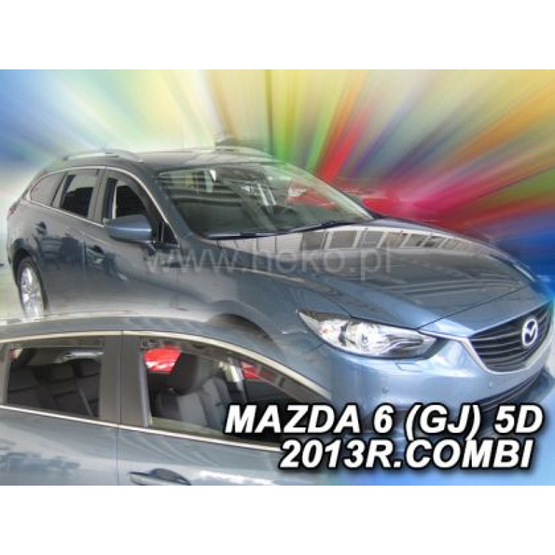 Ανεμοθραύστες για Mazda 6 (2013+) combi - 4 τμχ. εμπρός και πίσω Ανεμοθραύστες για Mazda 6 (2013+) combi - 4 τμχ. εμπρός και πίσω