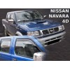 Ανεμοθραύστες για Nissan Navara / Pick Up (2001-2005) 4 πορτο - 4 τμχ. εμπρός και πίσω