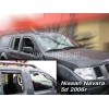 Ανεμοθραύστες για Nissan Navara / Pick Up (2005-2014) 4 πορτο - 4 τμχ. εμπρός και πίσω