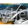 Ανεμοθραύστες για Nissan Quest (2004-2007) 5 πορτο - 2 τμχ. εμπρός