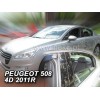 Ανεμοθραύστες για Peugeot 508 (2011+) sedan - 4 τμχ. εμπρός και πίσω Ανεμοθραύστες για Peugeot 508 (2011+) sedan - 4 τμχ. εμπρός και πίσω