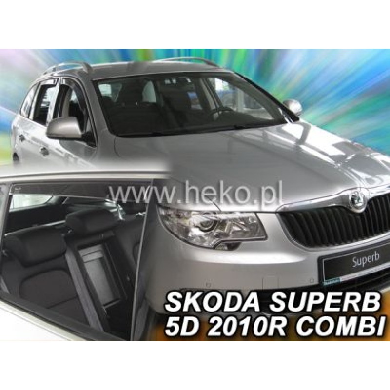Ανεμοθραύστες για Skoda Superb (2008-2015) combi - 4 τμχ εμπρός και πίσω Ανεμοθραύστες για Skoda Superb (2008-2015) combi - 4 τμχ εμπρός και πίσω