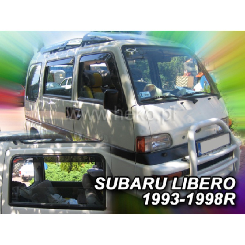 Ανεμοθραύστες για Subaru Libero (1993-1999) 4 πορτο - 4 τμχ εμπρός και πίσω Ανεμοθραύστες για Subaru Libero (1993-1999) 4 πορτο - 4 τμχ εμπρός και πίσω