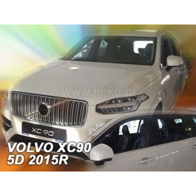 Ανεμοθραύστες για Volvo XC90 (2015+) 5 πορτο - 4 τμχ εμπρός και πίσω Ανεμοθραύστες για Volvo XC90 (2015+) 5 πορτο - 4 τμχ εμπρός και πίσω