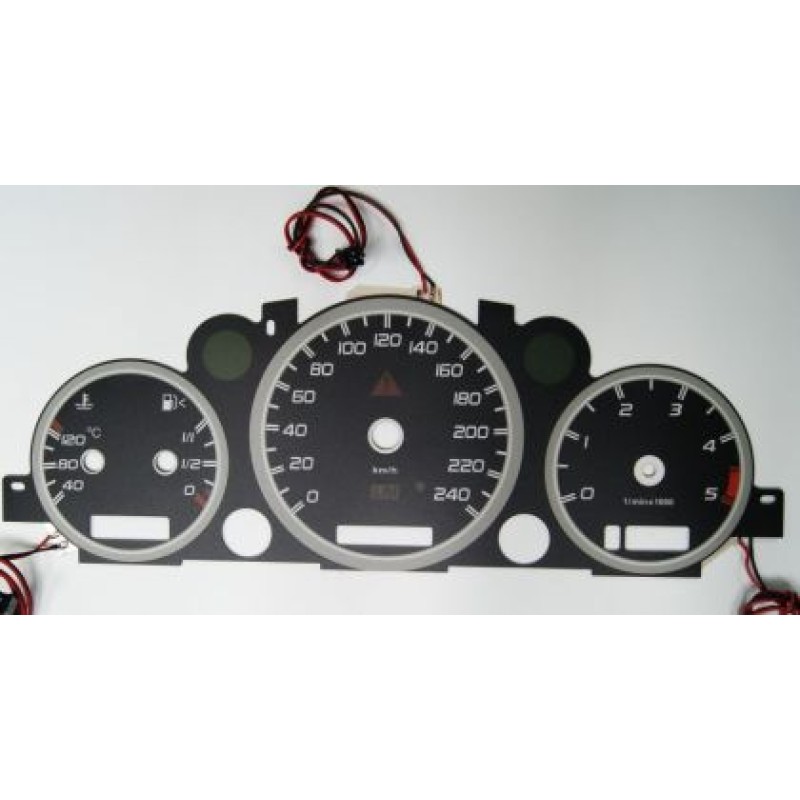 Φωτιζόμενα όργανα για Mercedes ML W163 (1998-2003) - λευκό Φωτιζόμενα όργανα για Mercedes ML W163 (1998-2003) - λευκό