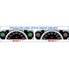 Φωτιζόμενα όργανα για Mercedes ML W163 (1998-2003) - λευκό Φωτιζόμενα όργανα για Mercedes ML W163 (1998-2003) - λευκό