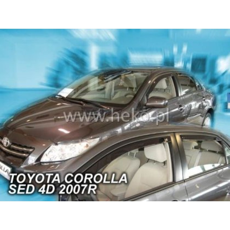 Ανεμοθραύστες για Toyota Corolla (2007-2013) sedan - 4 τμχ εμπρός και πίσω Ανεμοθραύστες για Toyota Corolla (2007-2013) sedan - 4 τμχ εμπρός και πίσω