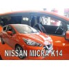 Ανεμοθραύστες για Nissan Micra Κ-14 (2017+) 5 πορτο - 4 τμχ. εμπρός και πίσω