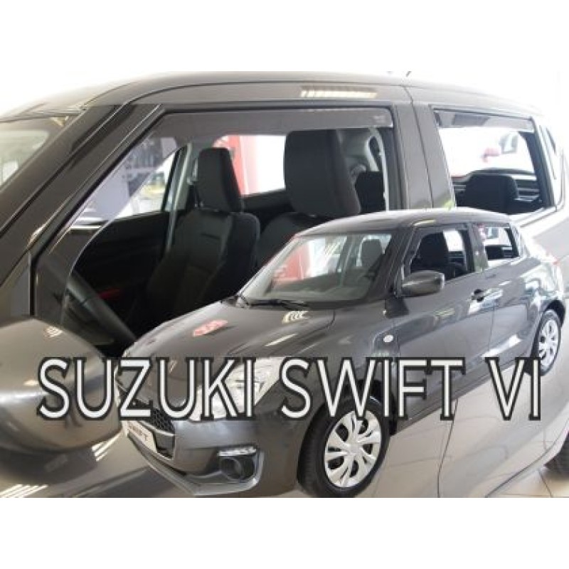 Ανεμοθραύστες για Suzuki Swift (2017+) 5 πορτο - 4 τμχ εμπρός και πίσω Ανεμοθραύστες για Suzuki Swift (2017+) 5 πορτο - 4 τμχ εμπρός και πίσω