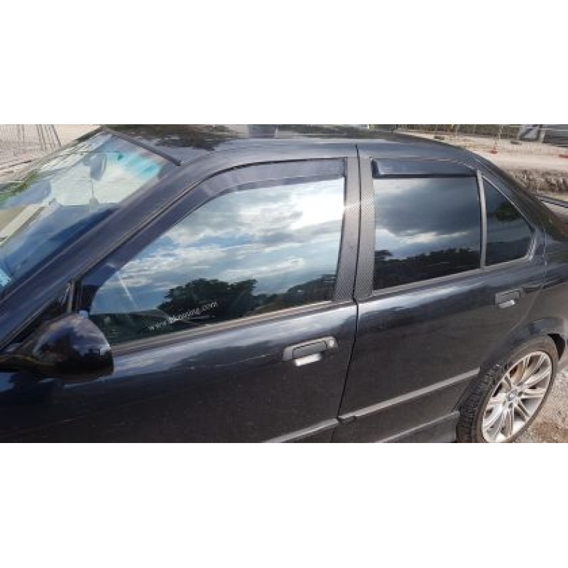 Ανεμοθραύστες για BMW 3 E36 (1991-2000) sedan - 4 τμχ. εμπρός και πίσω Ανεμοθραύστες για BMW 3 E36 (1991-2000) sedan - 4 τμχ. εμπρός και πίσω