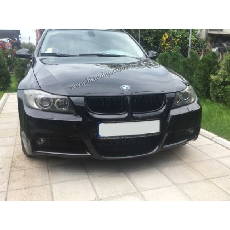 Μάσκα BMW E90 (2005-2008) - μαύρη Piano Design - 2τμχ.