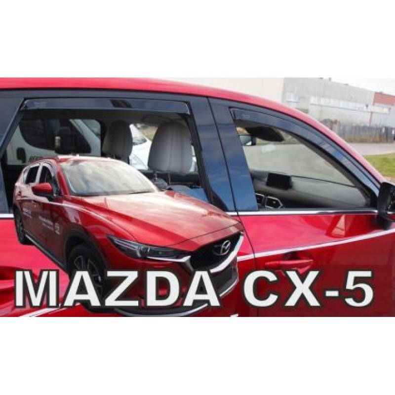 Ανεμοθραύστες για Mazda CX5 (2017+) 5 πορτο - 4 τμχ. εμπρός και πίσω Ανεμοθραύστες για Mazda CX5 (2017+) 5 πορτο - 4 τμχ. εμπρός και πίσω
