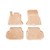 Λαστιχένια πατάκια Rezaw Plast για BMW σειρά 5 F10 / F11 (2010-2013) - τύπου σκαφάκι - μπεζ - 4τμχ.