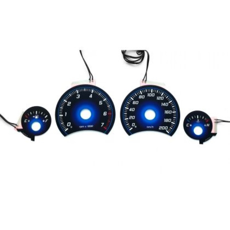 Φωτιζόμενα όργανα για Mercedes ML W163 (1998-2003) - λευκό Φωτιζόμενα όργανα για Mercedes ML W163 (1998-2003) - λευκό