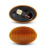 Led φλας φτερού Opel Astra F / Corsa B, C / Tigra A (1991-1999) - φιμέ με τρεχούμενο φλας - σετ 2τμχ.