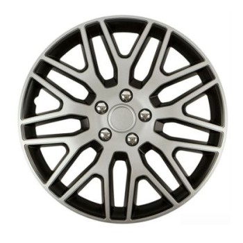 Τάσια Versaco Dakar NC Ασημί / Μαύρο - 16'' - 4τμχ. Τάσια Versaco Dakar NC Ασημί / Μαύρο - 16'' - 4τμχ.