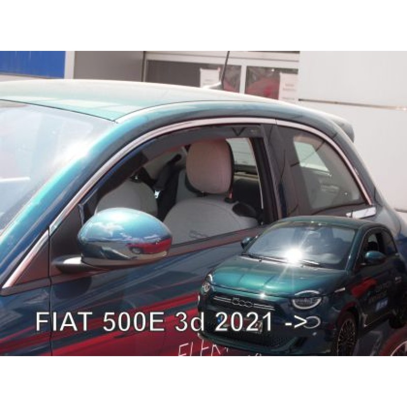 Ανεμοθραύστες Fiat 500E (2021+) - 3 πορτο - 2τμχ. εμπρός, Heko