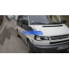 Φανάρια εμπρός led για Vw Transporter T4 (1997-2003) , μαύρα , με λάμπες (Η1) - σετ 2τμχ.