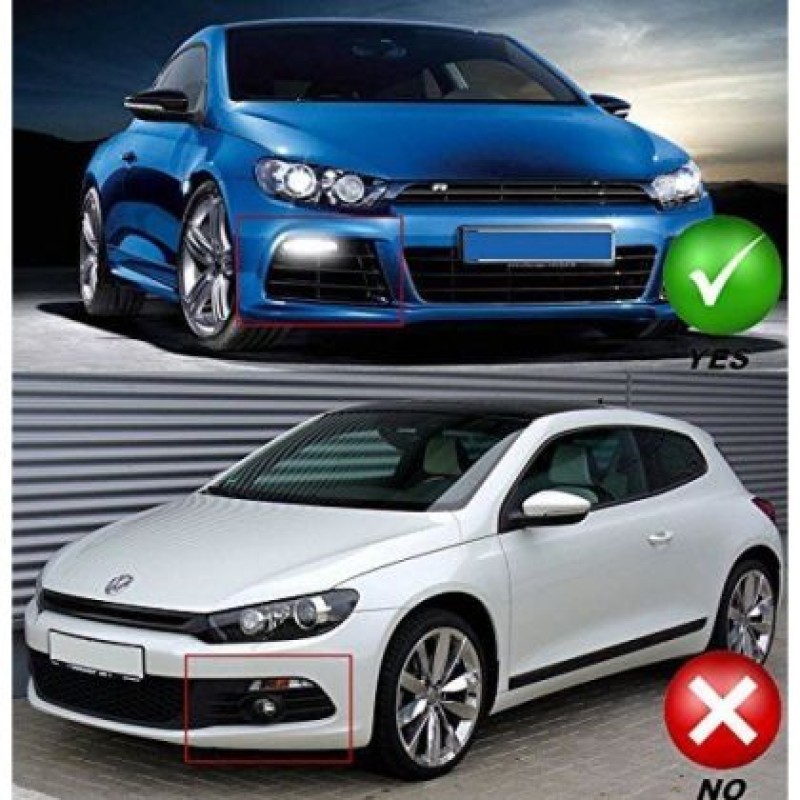 Φώτα ημέρας προφυλακτήρα VW Scirocco (2008-2014) - R-Design - σετ 2τμχ.