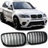Μάσκα BMW X5 E70 (2006-2013) / X6 E71 (2007-2014) - διπλές γυαλιστερές - 2τμχ.