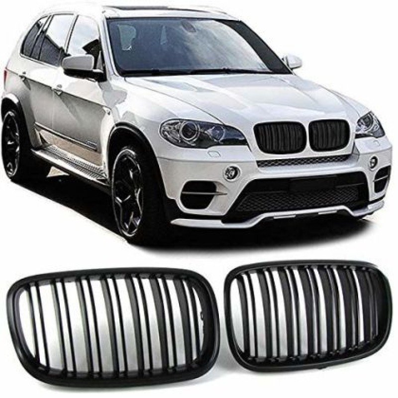 Μάσκα BMW X5 E70 (2006-2013) / X6 E71 (2007-2014) - διπλές γυαλιστερές - 2τμχ.