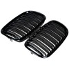 Μάσκα BMW X5 E70 (2006-2013) / X6 E71 (2007-2014) - διπλές γυαλιστερές - 2τμχ.