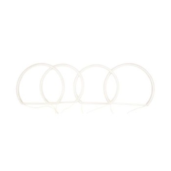 Δαχτυλίδια BMW E46 coupe (1998-2003) / BMW E46 Sedan, Combi (1998-2005) angel eyes με 4 μεγάλα δαχτυλίδια 144mm - Λευκό χρώμα