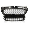 Μάσκα Audi A3 (2008-2013) με βάση για σήμα - RS-Look μαύρη γυαλιστερή