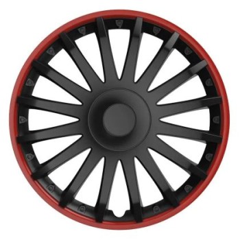 Τάσια Versaco Crystal Black / Red - 13" σετ - 4τμχ.