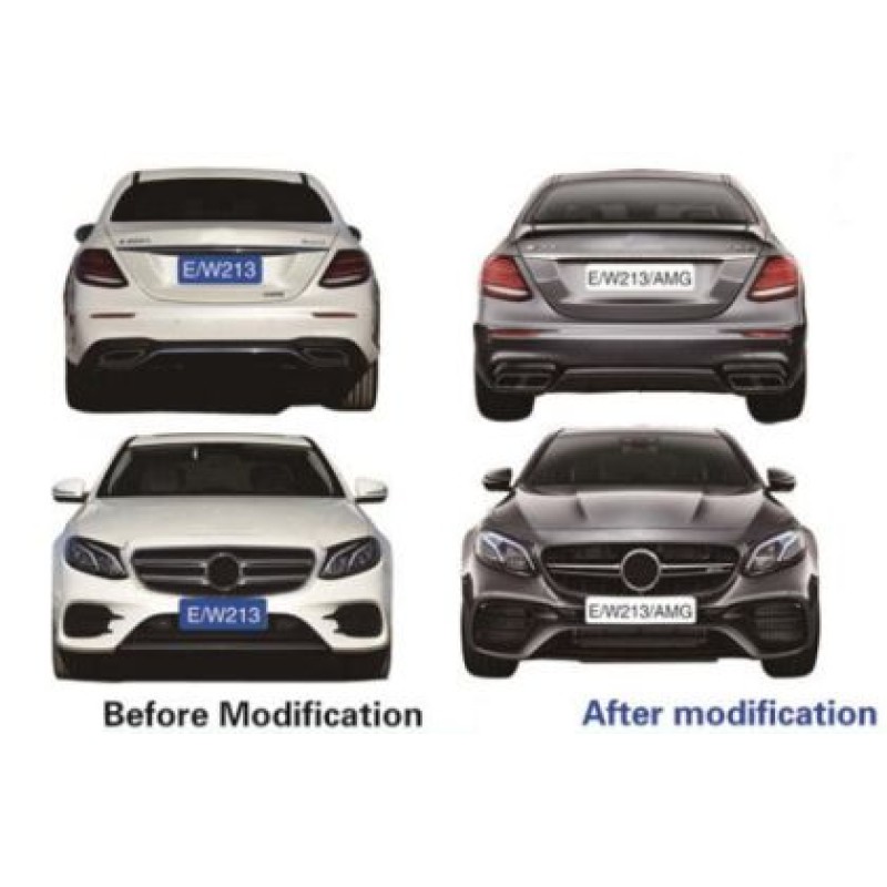 Body kit Mercedes W213 E-Class (2016-2019) - AMG E63 packet