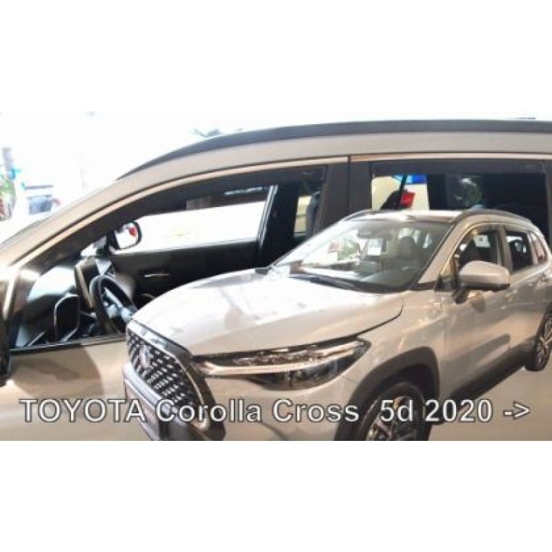 Ανεμοθραύστες Toyota Corolla Cross (2020+) - 4 τμχ. εμπρός και πίσω, Heko