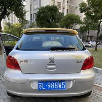 Αεροτομή οροφής για Peugeot 307 Hatchback 5 doors - μαύρη γυαλιστερή
