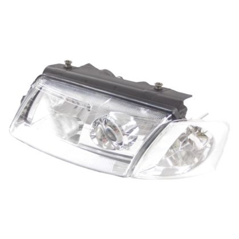 Φανάρια εμπρός Vw Passat B5 (1997-2000) chrome με προτζέκτορες - σετ 2τμχ.
