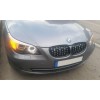 Μάσκα BMW E60 (2003-2010) - μαύρη / χρωμιού Diamond design - 2τμχ.