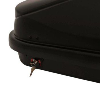 Μπαγκαζιέρα οροφής Junior Easy 132x78x36cm με μονόπλευρο άνοιγμα και κλειδί, 320 λίτρα - μαύρη Μπαγκαζιέρα οροφής Junior Easy 132x78x36cm με μονόπλευρο άνοιγμα και κλειδί, 320 λίτρα - μαύρη
