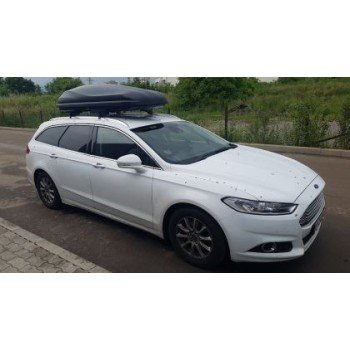 Μπαγκαζιέρα οροφής Junior Altro 185x80x41cm με διπλό άνοιγμα με κλειδί, 460 λίτρα - μαύρη Μπαγκαζιέρα οροφής Junior Altro 185x80x41cm με διπλό άνοιγμα με κλειδί, 460 λίτρα - μαύρη