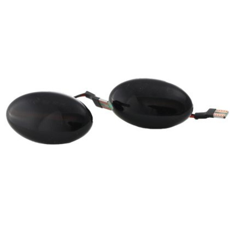 Led φλας φτερού Smart Fortwo W450 (1998-2007), Vito (2003+), A-Class W168 (1997-2001) - φιμέ με τρεχούμενο φλας - σετ 2τμχ.