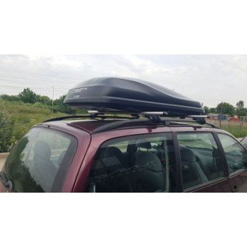 Μπαγκαζιέρα οροφής Junior Altro 185x80x41cm με διπλό άνοιγμα με κλειδί, 460 λίτρα - μαύρη Μπαγκαζιέρα οροφής Junior Altro 185x80x41cm με διπλό άνοιγμα με κλειδί, 460 λίτρα - μαύρη